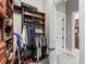 Spacious walk-in closet with custom shelves, hanging racks and plenty of storage space for organizing clothes and accessories at 3848 Nw 85Th Ter, Ocala, FL 34482