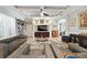 Expansive living room with custom built-ins, stylish decor, and recessed lighting at 4103 Se 10Th Ave, Ocala, FL 34480