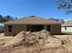 Back of the home ready for backyard landscaping at 7649 Sw 180Th Cir, Dunnellon, FL 34432