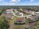 Birds-eye view of homes in a community with well-kept yards and mature landscaping at 8223 Sw 113Th Ln, Ocala, FL 34481