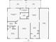 Detailed floor plan showcasing layout with dimensions of the living spaces including lanai, garage and primary bedroom at 8645 Sw 94Th Ln # A, Ocala, FL 34481