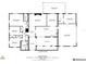 Floor plan displaying the home's layout including bedrooms, bathrooms, living room, kitchen, and garage at 1255 Ne 70Th St, Ocala, FL 34479