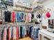 Walk-in closet boasts ample storage with wire shelving and a built-in vanity area at 383 Harlow Ln, The Villages, FL 32163
