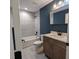 Cozy bathroom with tub and shower combo, vanity with sink, and modern fixtures at 6276 Nw 65 Nw Pl, Ocala, FL 34482