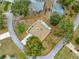 Overhead view highlighting the home and landscaped surroundings within the neighborhood at 6450 Sw 83Rd Ln, Ocala, FL 34476