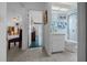 En-suite bathroom with neutral color paint, a single sink vanity, and a separate shower at 7178 Sw 113Th Loop, Ocala, FL 34476