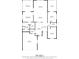 Detailed floor plan showcasing the layout and dimensions of the home's rooms and features at 7178 Sw 113Th Loop, Ocala, FL 34476