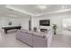 Bright living space featuring modern finishes, fireplace, and an open layout at 7374 Sw 77Th Ave, Ocala, FL 34481
