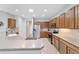 Kitchen featuring stainless steel appliances, granite countertops, and modern fixtures at 9863 Sw 63Rd Loop, Ocala, FL 34481