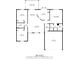 Detailed floorplan showing layout of rooms, including kitchen, bedrooms, living room and garage at 17799 Se 125Th Cir, Summerfield, FL 34491