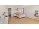 Bedroom with a ceiling fan, a double bed and decorative touches for a cozy feel at 5040 Nw 35Th St, Ocala, FL 34482