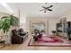 Spacious living room featuring comfortable seating and bright natural light at 5040 Nw 35Th St, Ocala, FL 34482