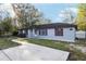 Well-maintained single-story house with red shutters and lush landscaping at 644 Sw 2Nd St, Ocala, FL 34471