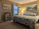 A cozy bedroom with beach themed decorations and soft lighting at 1008 Se 26Th St, Ocala, FL 34471
