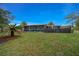 Expansive backyard view of the property highlighting an outdoor screened-in patio perfect for relaxation at 1905 Nw 25Th Ave, Ocala, FL 34475