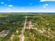 Discover this residential property from above, highlighting its access to a long, straight road at 20396 Sw 79Th Lane, Dunnellon, FL 34431