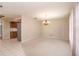 Dining area with updated floors, neutral paint and chandelier at 3204 Ne 16Th Ave, Ocala, FL 34479