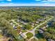 Scenic aerial view of a Gathering-friendly neighborhood with charming homes and verdant surroundings provides an attractive setting at 5115 Se 20Th St, Ocala, FL 34480