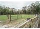 Fenced pasture area with mature trees, providing a serene and functional space at 5490 Se Highway 42, Summerfield, FL 34491