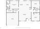 Detailed floor plan showing the layout of the bedrooms, bathrooms, and living areas at 6 Dogwood Loop Ave, Ocala, FL 34472