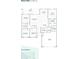 Detailed floor plan of the home, showcasing the layout of the bedrooms, kitchen, and living spaces at 9987 Sw 39Th Ter, Ocala, FL 34476