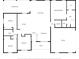 Simplified floor plan highlighting the arrangement of rooms, including bedrooms, living areas, and garage layout at 18301 Sw 69Th Loop, Dunnellon, FL 34432