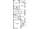 Detailed floor plan showcasing the layout of this home's first floor, including room dimensions and key features at 8482 Las Palmas Way, Wildwood, FL 34785