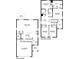 Detailed floor plan showcasing the layout of the home, including the kitchen, bedrooms, and living spaces at 8667 Sw 44Th Ter, Ocala, FL 34476