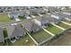 Aerial view of the home and backyard, enclosed by a white fence, and ready for outdoor enjoyment at 8920 Sw 49Th Cir, Ocala, FL 34476