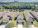 An aerial view of well-maintained homes with green lawns and mature trees at 9480 Sw 76Th St, Ocala, FL 34481