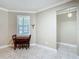 Dining area with natural light from plantation shutters at 9480 Sw 76Th St, Ocala, FL 34481