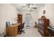 Bright office space with tiled flooring, a window, and furniture for productivity at 20280 Sw 69Th Pl, Dunnellon, FL 34431