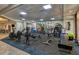 Spacious gym featuring cardio equipment and free weights for a complete workout at 8843 Sw 57Th Place Rd, Ocala, FL 34481
