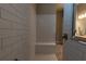 Modern bathroom with a glass enclosed shower and white subway tile at 8843 Sw 57Th Place Rd, Ocala, FL 34481