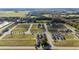 Wide aerial view showcasing a Primary-planned community and green spaces at 10597 Grand Oaks Blvd, Oxford, FL 34484