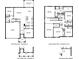 Detailed floor plan showcasing the layout of the first and second floors with dimensions and room names at 4266 Sw 53Rd Lane Rd, Ocala, FL 34474