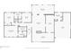 Detailed floor plan showcasing the layout of the home including the primary bedroom, kitchen, living room, and garage at 4425 Se 2Nd Pl, Ocala, FL 34471