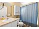 Well-maintained bathroom offers vanity, cabinet, and shower/tub combination at 53 Juniper Trail Cir, Ocala, FL 34480