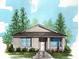 Illustration of a cozy single-story home with neat landscaping, bright windows, and a welcoming entrance at 6620 Se 108Th Ln, Belleview, FL 34420