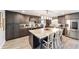 Modern kitchen featuring stainless steel appliances and granite countertops at 1300 Ne 53Rd St, Ocala, FL 34479