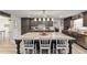 Spacious kitchen featuring a large center island, modern cabinetry, and ample counter space at 1300 Ne 53Rd St, Ocala, FL 34479