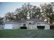 Inviting single story home with a manicured lawn, complemented by mature trees creating shade at 13700 Sw 48Th Ct, Ocala, FL 34473