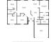 Layout featuring bedrooms, bathrooms, living spaces, and garage at 159 Water Trak, Ocala, FL 34472