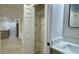 Bathroom featuring a vanity, storage closet, and modern fixtures at 31 Juniper Pass Ln, Ocala, FL 34480