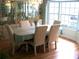 Bright dining room area featuring a large bay window providing lots of light at 5181 Sw 164Th Street Rd, Ocala, FL 34473