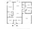 Detailed floor plan showcasing the layout of the bedrooms, living spaces, and overall design at 5758 Nw 63Rd Pl, Ocala, FL 34482