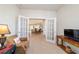 Home office with glass french doors at 7092 Sw 93Rd Ave # 1, Ocala, FL 34481