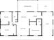 Home floor plan showing bedrooms, bathrooms, kitchen, and living areas at 7280 Se County Highway 25A, Belleview, FL 34420