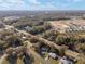 Wide aerial neighborhood shot showing surrounding homes and landscape in the community at 7280 Se County Highway 25A, Belleview, FL 34420