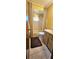 Cozy bathroom with shower-tub combo, neutral tile, and vanity with sink at 8516 Sw 105Th Pl, Ocala, FL 34481